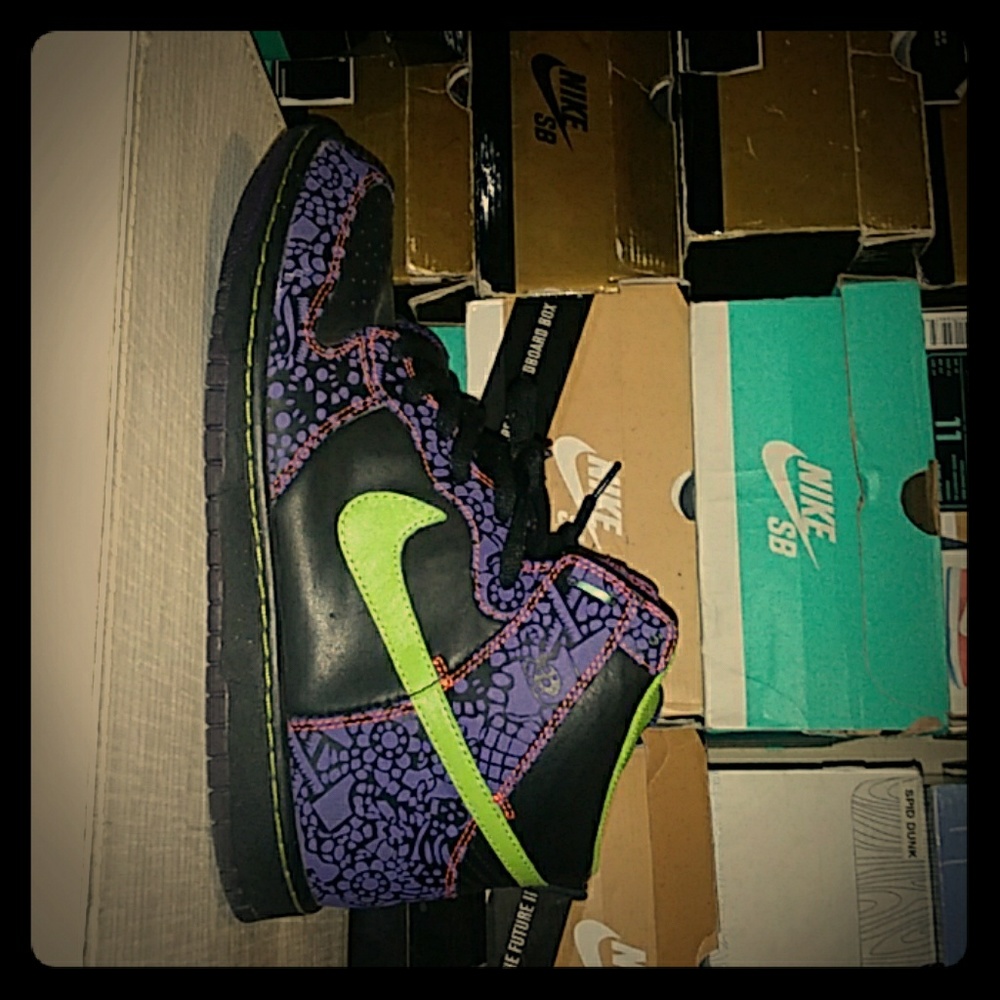 Nike day of the dead high